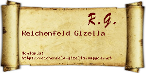 Reichenfeld Gizella névjegykártya
